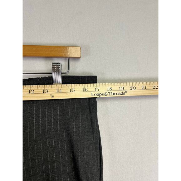 Woman's Old Navy Dress Pants Black Straight Ankle -Size 12 Tall Career - Picture 11 of 11